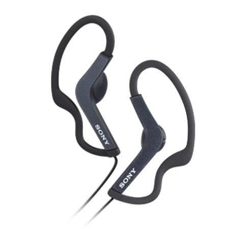 Sony MDRAS200 Sports In-Ear Headphones, Black
