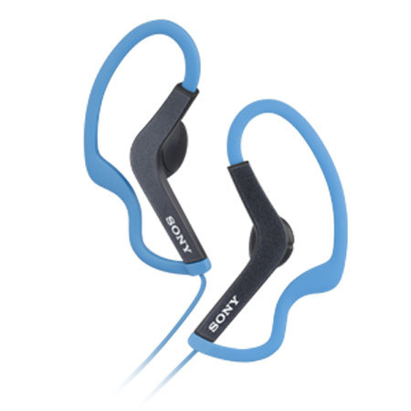 Sony MDRAS200 Sports In-Ear Headphones, Blue