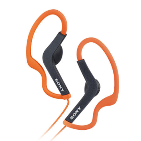 Sony MDRAS200 Sports In-Ear Headphones, Orange