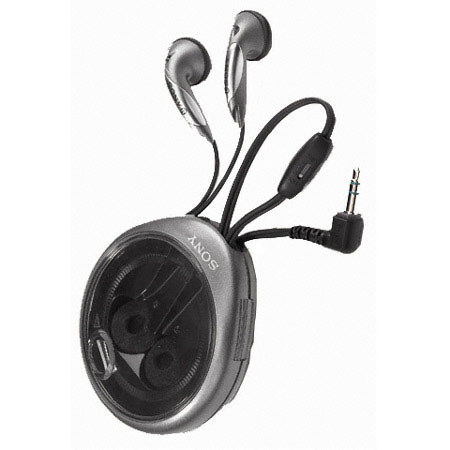 Sony MDRE829V Headphones,Volume Control/Winding Case