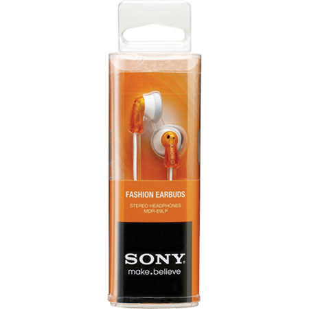 Sony MDR-E9LP Stereo Earbuds - Orange