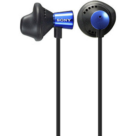 Sony MDRED12LPBLU Bud Headphones, Deep Bass Response