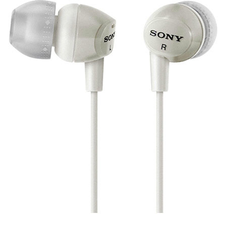Sony MDR-EX10LP In-Ear Stereo Headphones - White