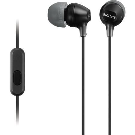 Sony MDR-EX15AP EX Monitor Headphones, Black