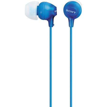 Sony MDR-EX15LP In-Ear Headphones, Blue
