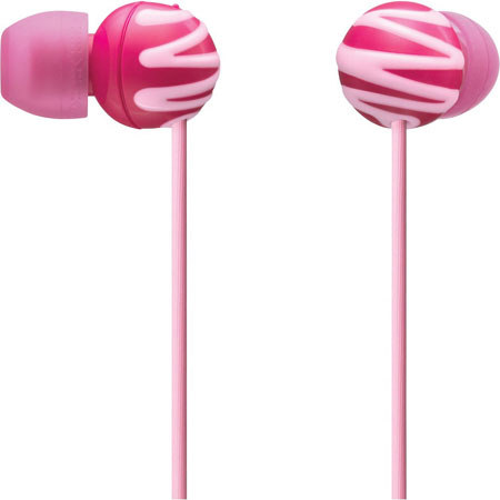 Sony MDR-EX25LP Stereo Headphones, Pink