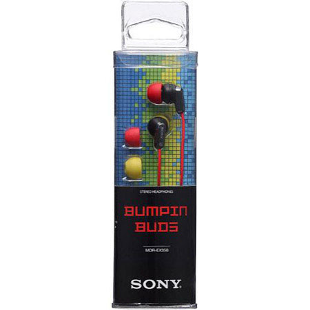 Sony MDR-EX35LP EX Earbud Headphones,3 Sizes of Earbuds