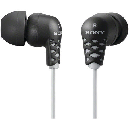 Sony MDREX37B/BLK EX Series In-Ear Headset, Black