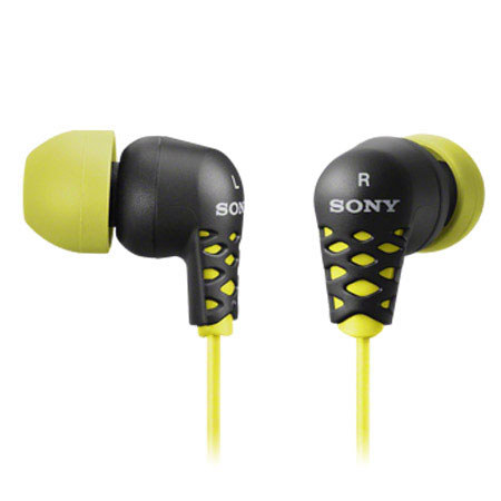 Sony MDR-EX37B/YLW EX Series In-Ear Headset, Yellow