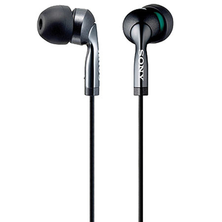 Sony MDREX57LP/BLK Premium EX Earbud, Lightweight Black