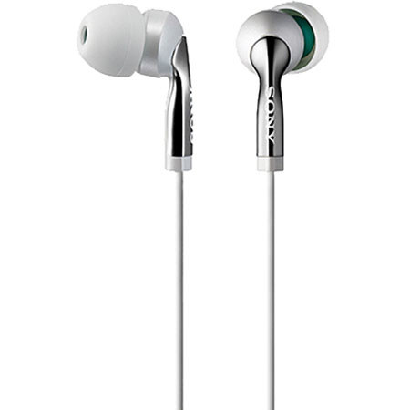 Sony MDREX57LP/WHT Premium EX Earbuds Lightweight White