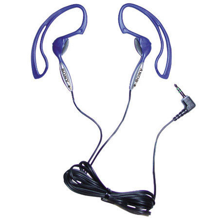 Sony MDRJ10BLUE Clip Style Headphones, 13.5mm Driver