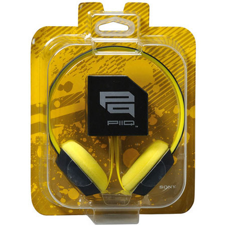 Sony MDR-PQ3 PIIQ Triqii On-Ear Headphones, Yellow
