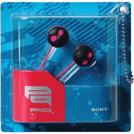 Sony MDR-PQ5 PIIQ Bass Exhale Stereo Earbuds, Pink