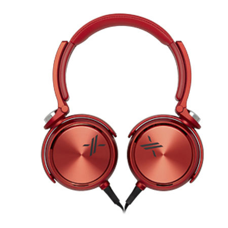 Sony MDRX05 X On-Ear Headphones, Black and Red