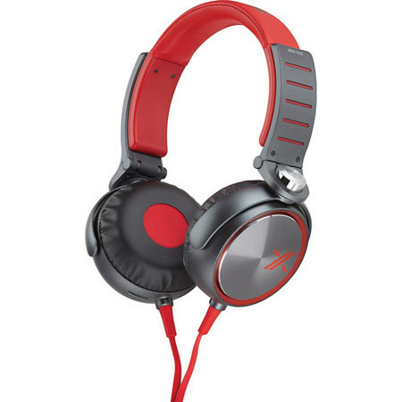 Sony MDRX05 X On-Ear Headphones, Red and Black