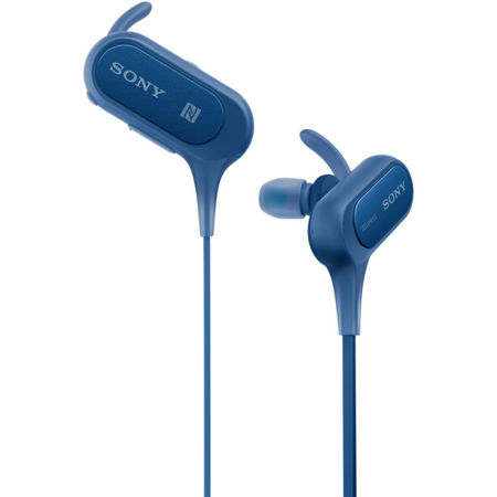 Sony XB50BS EXTRA BASS Sports Bluetooth In-Ear Headphones with Mic, Blue