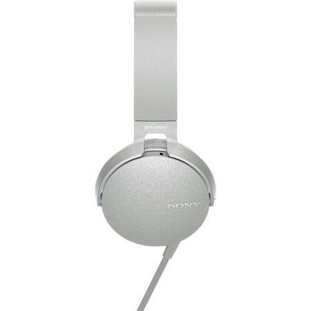 Sony XB550AP EXTRA BASS Headphones with Mic, White