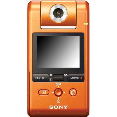 Sony MHS-PM1/D 5MP Webbie MP4/MPEG4 Camcorder, Orange
