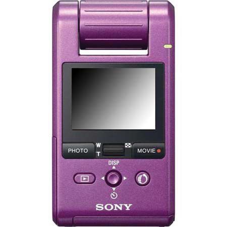 Sony MHS-PM1/D 5MP Webbie MP4/MPEG4 Camcorder, Eggplant