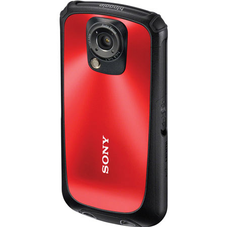 Sony MHS-TS22 Bloggie Sport HD Video Camera, Red