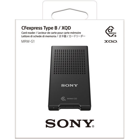 SONY CFexpressType B/XQDリーダーライターMRW-G1T1 Sony MRW-G1 CFexpress Type B / XQD Memory Card Reader MRWG1/T1