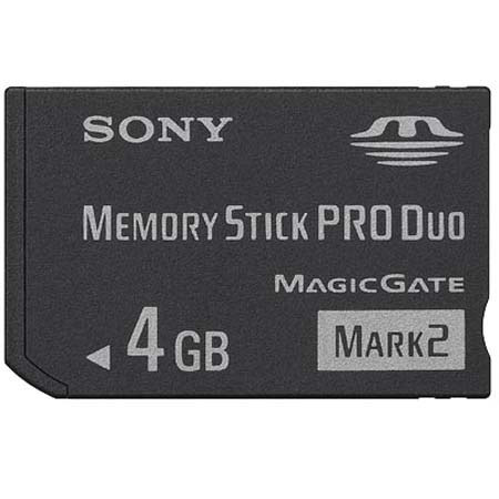 Sony 4GB Memory Stick Pro Duo Mark 2 Memory Card