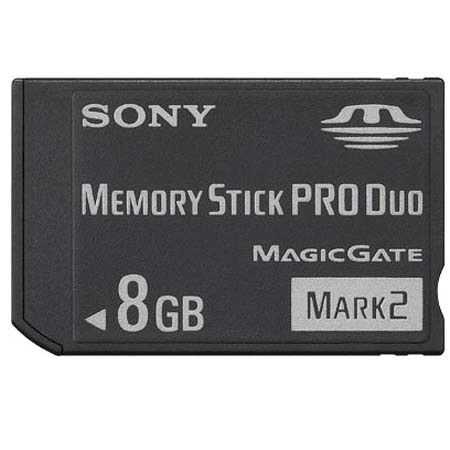 Sony 8GB Memory Stick Pro Duo Mark 2 Memory Card