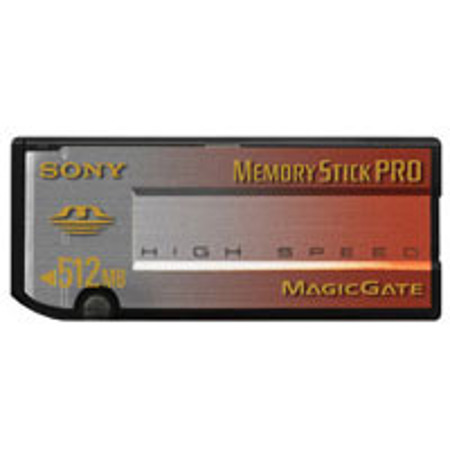 Sony 512mb Memory Stick Pro Memory Card.