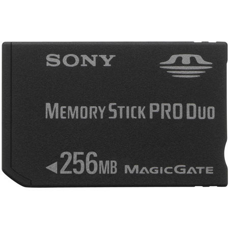 Sony 256mb Memory Stick Pro Duo Memory Card.