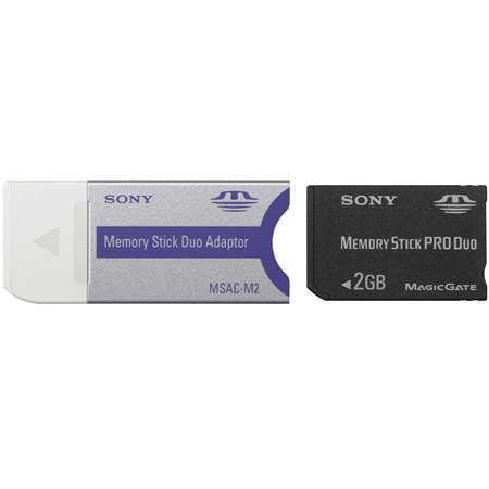 Sony 4GB Memory Stick Pro Duo Memory Card with Adaptr.