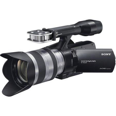 Sony NEX-VG20H HD Handycam Camcorder, 18-200mm Lens, Bundle w/Video Light