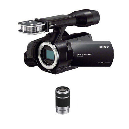 Sony NEX-VG30 Camcorder - Bundle - with Sony 55-210mm f/4.5-6.3 OSS E-mount Lens