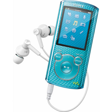 Sony E Series 8GB Walkman Video MP3 Player w/Mic, Blue