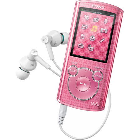 Sony E Series 8GB Walkman Video MP3 Player, Pink