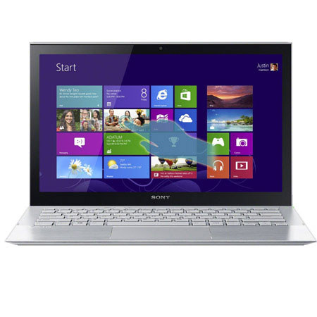 Sony VAIO Pro 13 13.3" Multi-Touch Ultrabook Notebook, 128GB SSD, Silver