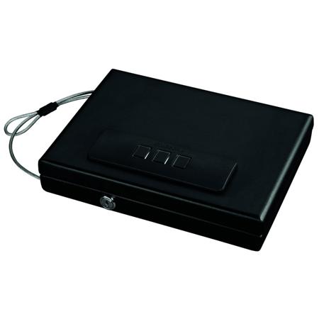 Stack-On Large Portable Security Case with Biometric Lock