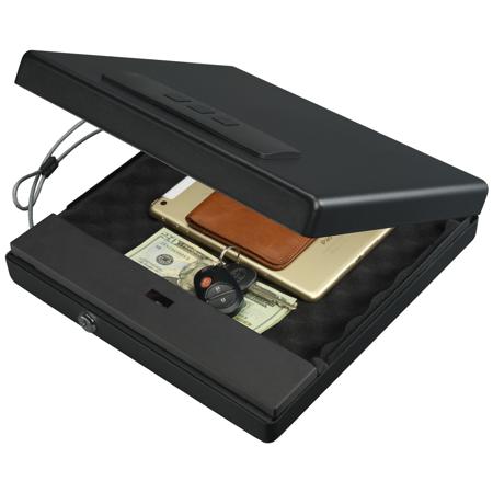 Stack-On Large Case with Electronic Lock, Black