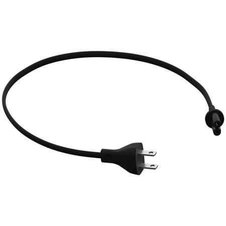 Sonos 19.7' Short Power Cable for Play:5, Beam and Amp, Black