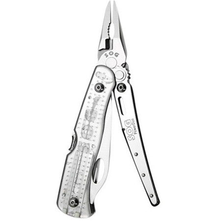 SOG PowerDuo Multi-Tool with Polycarbonate Handle and Nylon Sheath, Satin