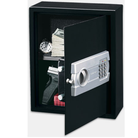 Stack-On Personal Drawer or Wall Safe with Electronic Lock
