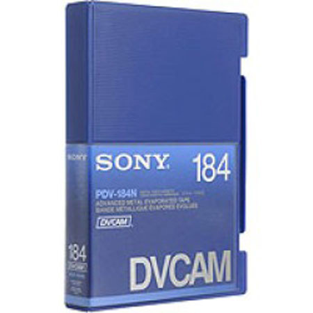 Sony PDV-184ME DVCAM Metal Evaporated Component Digital Video Tape With IC Memory Chip