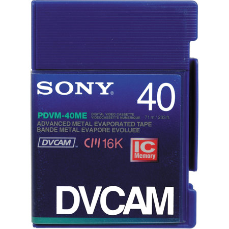 Sony PDVM-40ME Mini DVCAM Metal Evaporated Video Tape