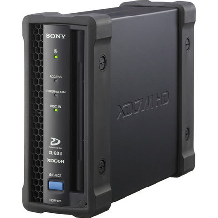 Sony PDW-U2 USB 3.0 XDCAM Disc Drive, Up to 333 Mb/s Read Speed