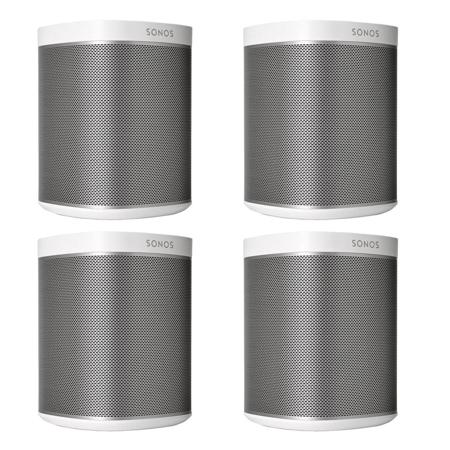 Sonos Pack PLAY:1 Compact Wireless Smart Speaker for Streaming Music,  Works with Alexa, Metallic White
