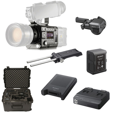 Sony PMW-F5 Kickstarter Kit with DVF-EL100 Viewfinder, Optitek FZ to EF Adapter