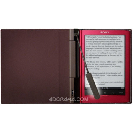 Sony Cover with Light for PRS-650 Reader Touch, Red