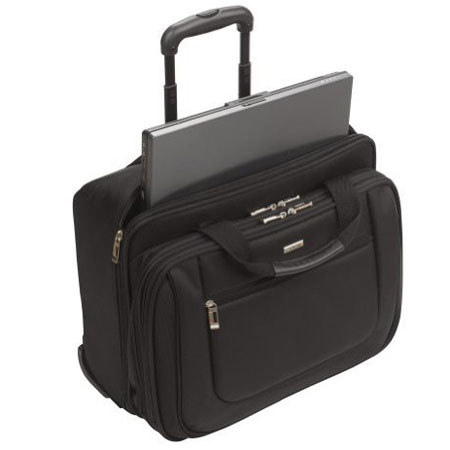 Solo Bags Solo PT136-4 17" Rolling Laptop Portfolio, Black