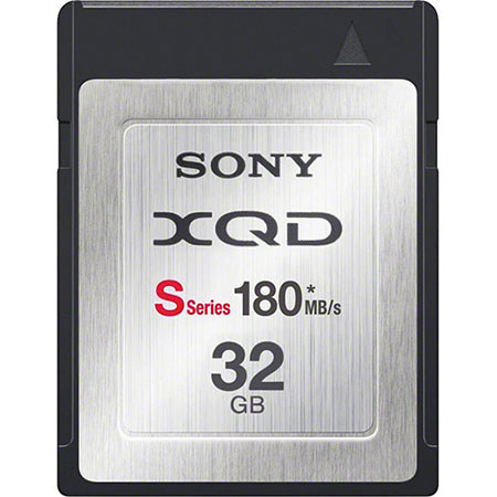 Sony 32GB QDS32/T XQD S Series Memory Card, 180MB/s Max. Read/Write Speed