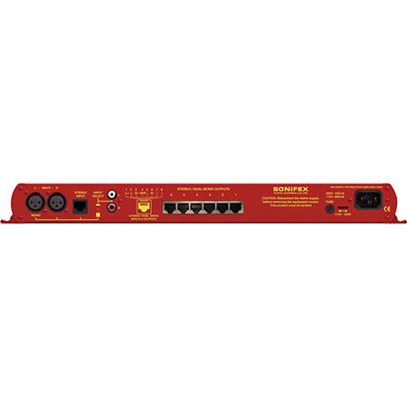 Sonifex RB-DA6RG 6 Way Stereo Distribution Amplifier with RJ45 & Output Gain